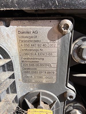 OM 926 LA EEV Двигатель (мотор, ДВС) для Mercedes-Benz Atego 2000 б/у