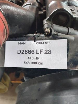 D2866LF28 Двигатель (мотор, ДВС) для MAN TGL 2005 б/у